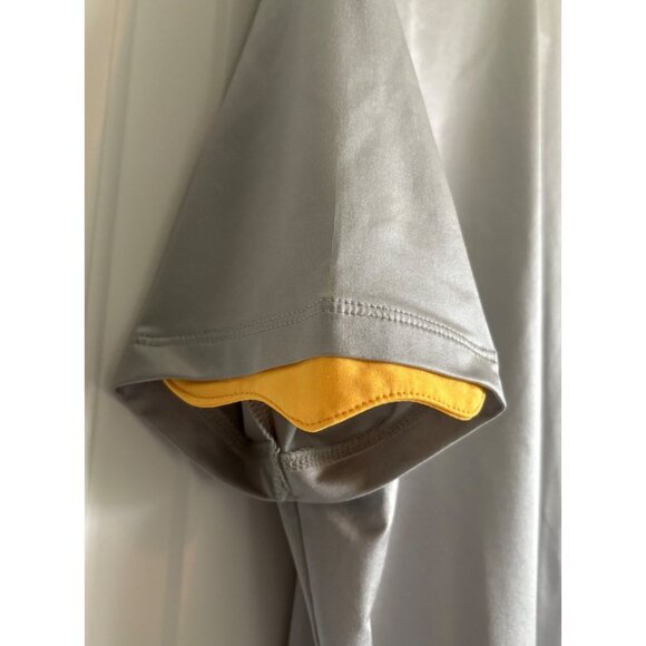 Jamie Sadock Women's Golf Shirt Large Short Sleeve Grey Blue Polo Womens Top - Picture 6 of 10